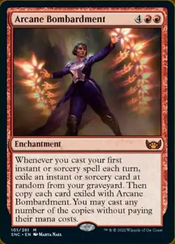 1x ARCANE BOMBARDMENT - New Capenna/Commander - MTG - Magic the Gathering - Image 1