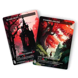 Anime Watercolor Shock Lands Bundle - Set of 10 Playtest for Magic Commander - Image 2