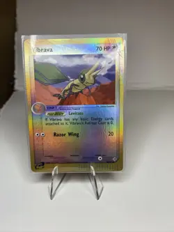 Pokemon TCG Vibrava EX Dragon 46/97 Reverse Holo. Vintage Pokemon Card - Image 3