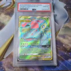 PSA 10 Celebi & Venusaur GX Full Art 159/181 Team Up Pokemon - Image 1