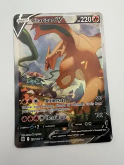 Charizard V 154/172 - SWSH Brilliant Stars Ultra Rare Holo Pokemon TCG Card [NM] - Image 1