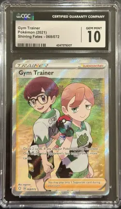 2021 CGC 10 POKEMON SHINING FATES FULL ART GYM TRAINER 💎 - Image 1