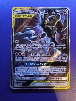 Pokemon TCG Garchomp & Giratina GX SM193 Sun & Moon Promo Card - Image 1