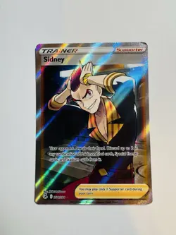 Sidney 264/264 Full Art Trainer Ultra Rare 2021 Fusion Strike Pokemon Card Holo - Image 1