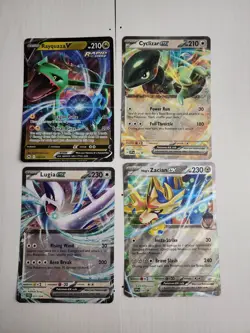 Lot Of 4 Jumbo Pokemon Cards - Image 1