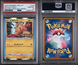 US SELLER Pokemon Card Japanese Holo Pikachu 124/S-P PSA 10 PikaPika! Promo - Image 3
