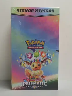 2025 Pokemon Prismatic Evolutions Factory Sealed Booster Bundle Display Box - Image 1
