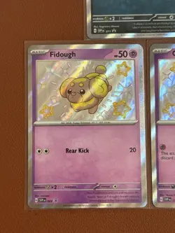Maschiff Fidough Greavard 069 070 071 Paldean Fates Pokemon Shiny S&V NM Promo - Image 3