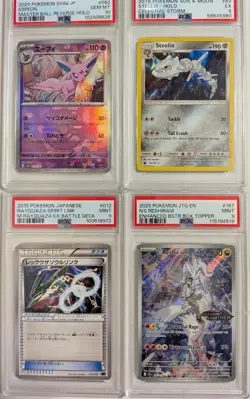 4 POKEMON CARD PSA Graded Lot - Image 1