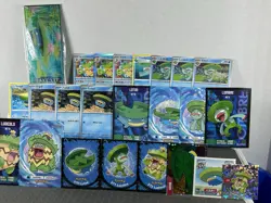 Pokemon Lot of Cards and Stickers Lotad Evolution Only Pokemon Lot of 24 - Image 2