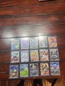 15 Pokemon TCG Holo Ultra Rare Full Art SI and SIR Cards All Mint most gradeable - Image 1