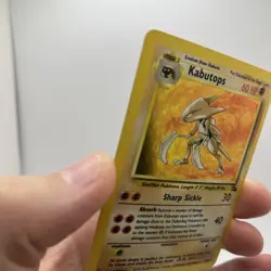 Pokemon TCG Kabutops Holo Rare Card 9/62 Fossil Unlimited 1999 - LP Condition! - Image 2