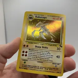 Pokemon TCG Kabutops Holo Rare Card 9/62 Fossil Unlimited 1999 - LP Condition! - Image 4