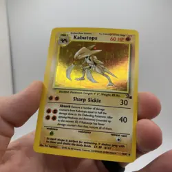Pokemon TCG Kabutops Holo Rare Card 9/62 Fossil Unlimited 1999 - LP Condition! - Image 5