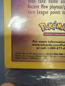 Pokemon TCG Ancient Mew 2000 Movie Promo Factory Sealed rare could be GEM MN 10+ - Image 3