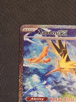 Pokemon TCG Zapdos ex 202/165 Sv: Scarlet & Violet 151 Holo LP - Image 4