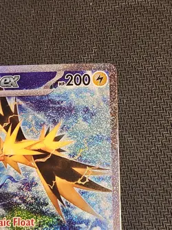 Pokemon TCG Zapdos ex 202/165 Sv: Scarlet & Violet 151 Holo LP - Image 5