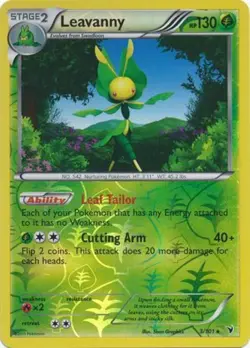 Leavanny - 3/101 - Holo Rare - Reverse Holo NM, English Pokemon Noble Victories - Image 1