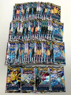 Lot of (72) Pokemon TCG Sword & Shield Silver Tempest Booster Packs SEALED - Image 1