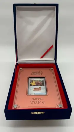 Pokemon Scarlet & Violet Korean Promo 2024 Season 2 Master Top 4 Victory Symbol - Image 3