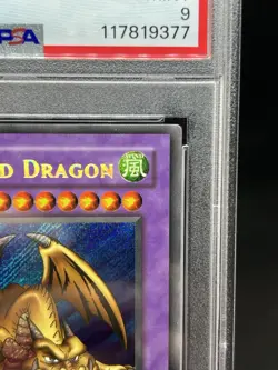 Yu-Gi-Oh! 2002 Metal Raiders MRD Thousand Dragon Secret Rare PSA 9 - Image 4