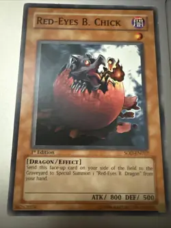 Red-Eyes B. Chick SD1-EN007 Structure Deck: Dragon's Roar 1st Edition - Image 1