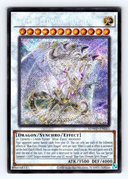 Yugioh Blue-Eyes Ultimate Spirit Dragon SDWD-EN043 Secret Rare Holo - NM ?? - Image 1
