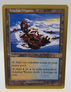 MTG Magic the Gathering Adarkar Wastes World Championships 2000 gold Rare 58 * - Image 1
