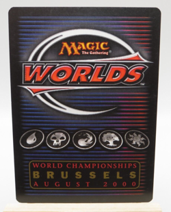 MTG Magic the Gathering Adarkar Wastes World Championships 2000 gold Rare 58 * - Image 2