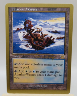 MTG Magic the Gathering Adarkar Wastes World Championships 2000 gold Rare 61 - - Image 1