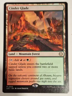 Cinder Glade - Commander: Lost Caverns of Ixalan - Magic the Gathering MTG Nice! - Image 1