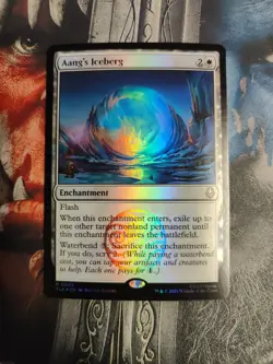 Prerelease FOIL AANG'S ICEBERG mtg NM The Last Airbender Rare - Image 1