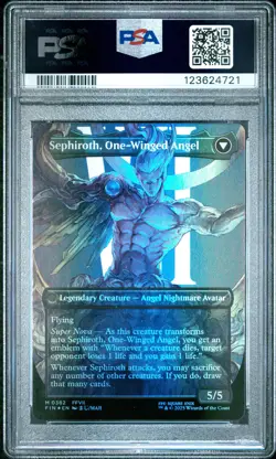4721 Sephiroth Fabled One-Winged Angel 2025 MTG Final Fantasy #0382 Foil PSA 10 - Image 2