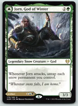 Jorn, God of Winter / Kaldring, the Rimestaff - Kaldheim - MTG - Near Mint - Image 2