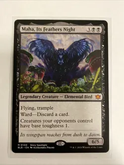 Maha, Its Feathers Night Bloomburrow Regular - Image 1