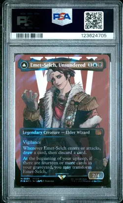 4705 Hades Emet-Selch 2025 MTG Final Fantasy #0539 Surge Foil PSA 10 - Image 2