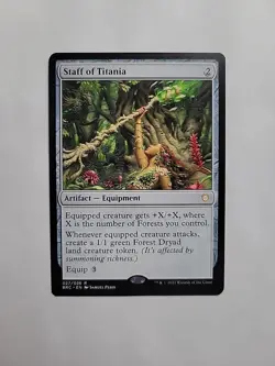 MTG - Staff of Titania BRC Regular Rare #027 - Image 1