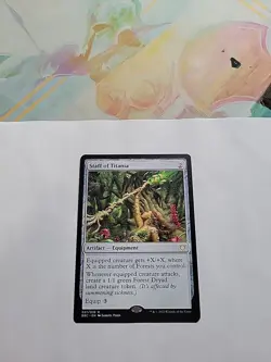 MTG - Staff of Titania BRC Regular Rare #027 - Image 2