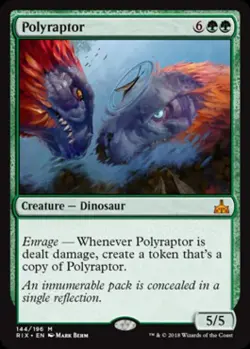 Polyraptor - Light Play MTG Rivals of Ixalan - Image 1