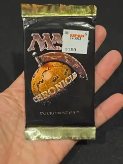 MTG MAGIC THE GATHERING CHRONICLES 1995 BOOSTER PACK SEALED 742818065511 - Image 5