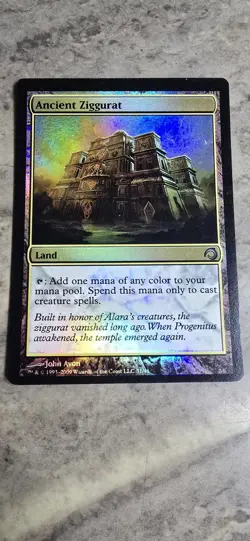 Ancient Ziggurat Premium Deck Series: Slivers Foil Land MTG LP - Image 1