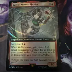 Yuffie, Materia Hunter (Extended Art) Commander: Final Fantasy Foil - Image 1