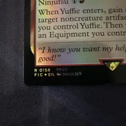 Yuffie, Materia Hunter (Extended Art) Commander: Final Fantasy Foil - Image 2