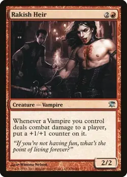 1x Rakish Heir NM Eng MTG - Innistrad - Image 1