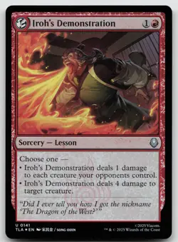 Iroh's Demonstration U Foil Avatar: The Last Airbender 141 NM - Image 1