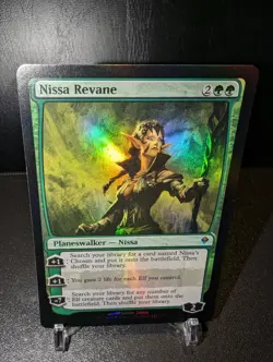 Magic The Gathering Nissa Revane Zendikar Foil MTG Card NM - Image 1