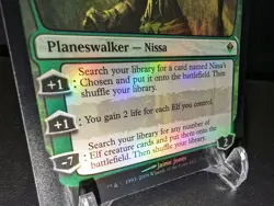 Magic The Gathering Nissa Revane Zendikar Foil MTG Card NM - Image 4