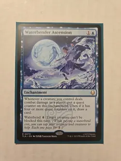 Waterbender Ascension - Avatar - NM - Rare - Enchantment - MTG - Image 1