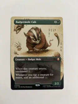Badgermole Cub (Borderless) #326 MTG Avatar Regular Non-Foil Mythic - Image 1