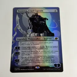 MTG - Tezzeret, Cruel Captain - Borderless / Foil EOE / Edge of Eternities - Image 1